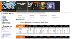 Desktop Screenshot of industrialbatteryonline.com